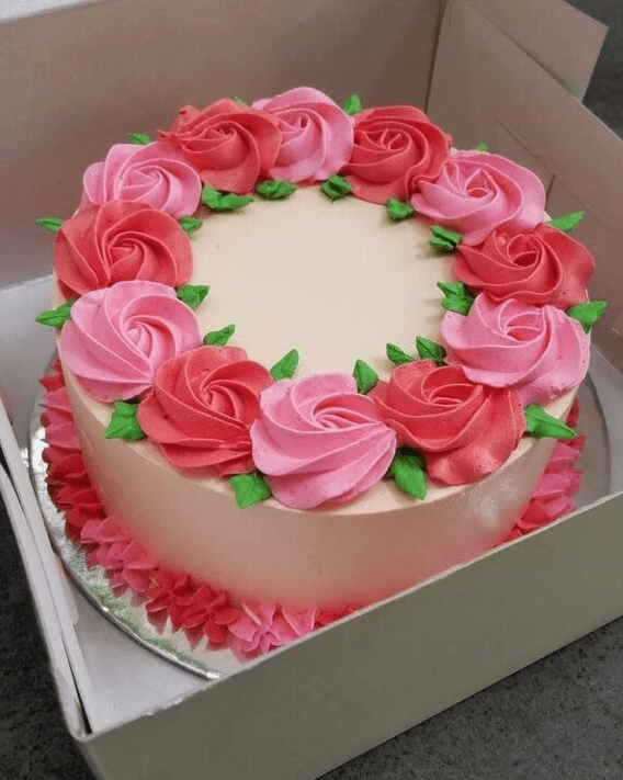 rosas em bolos decoracao