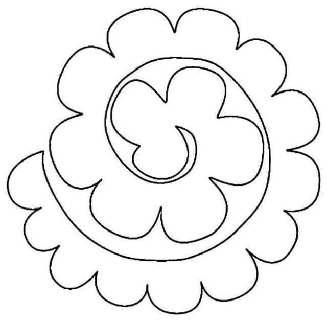 molde flor de eva simples 5