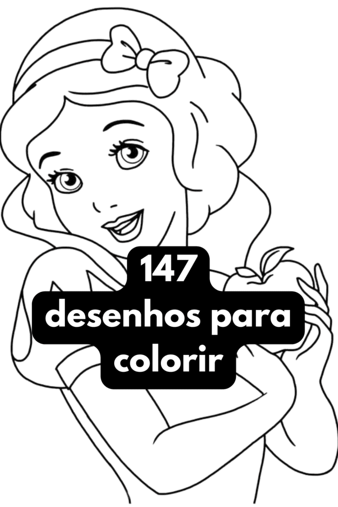 147 desenhos para colorir