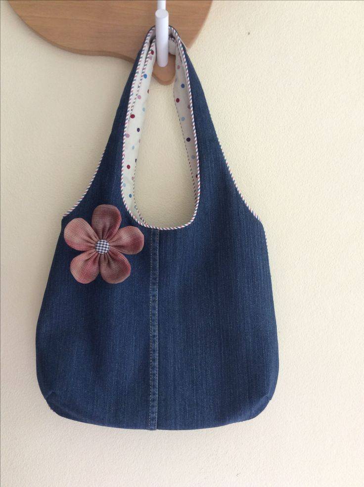 bolsa com retalho de tecido jeans 6