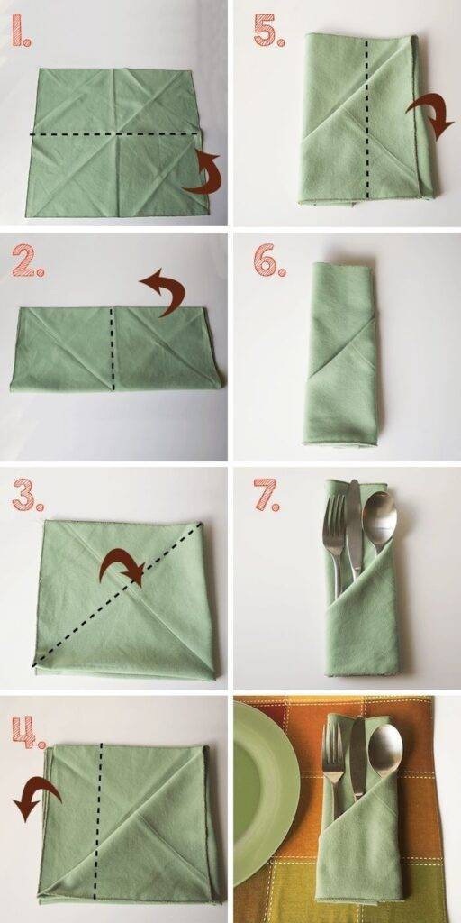 fold napkins 1