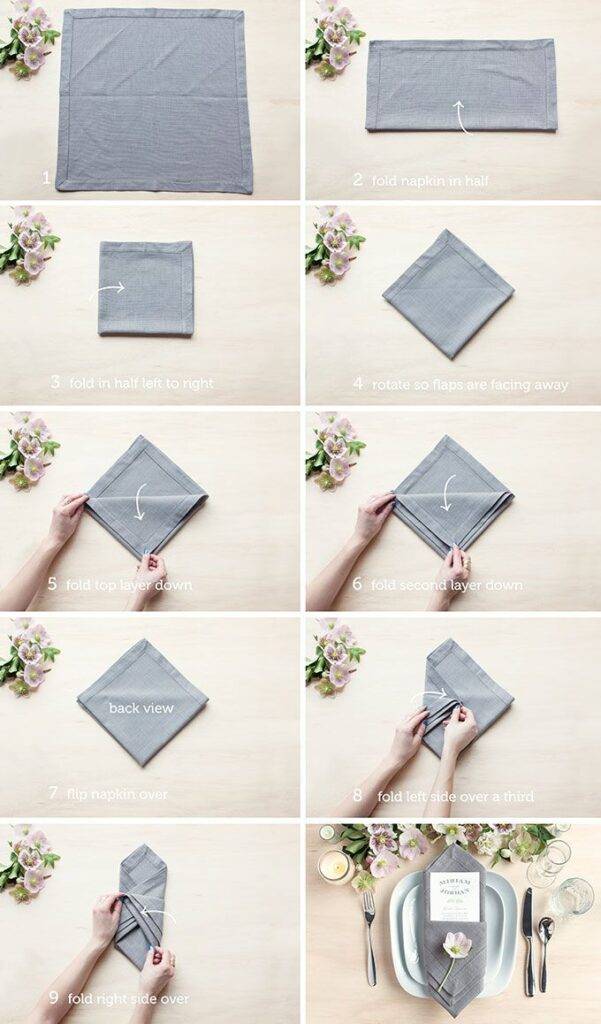 fold napkins 6