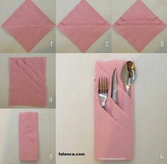 fold napkins