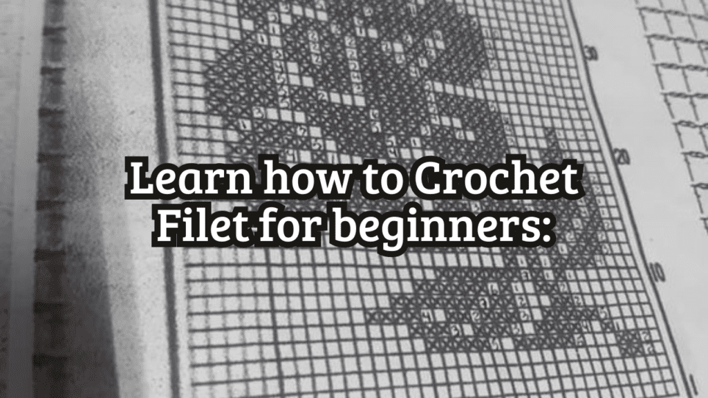 Learn how to Crochet Filet for beginners: with step by step instructions.