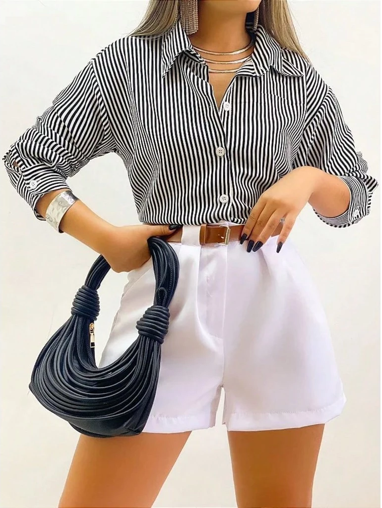 camisa feminina listrada 3