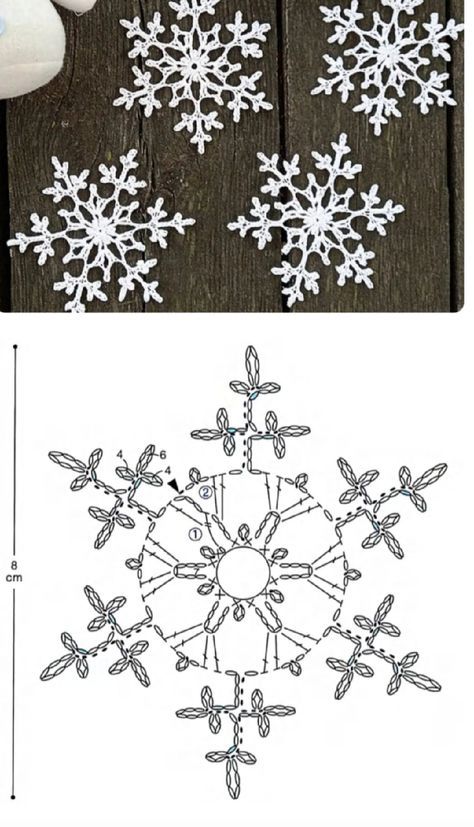 Enfeites de natal de croche graficos 1